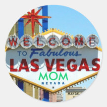 Welcome to Fabulous Las Vegas MOM Sticker