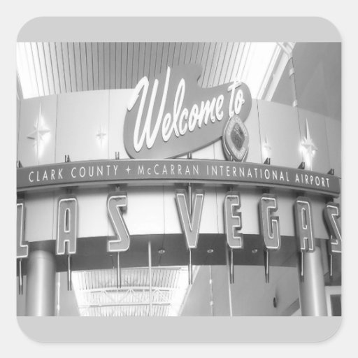 Welcome to Fabulous Las Vegas Square Sticker