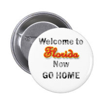 Welcome To Florida Now Go Home Pin
