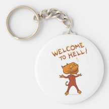 Welcome To Hell Keychains