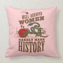 Well Behaved Woman - RV Queen of the Road Pillow