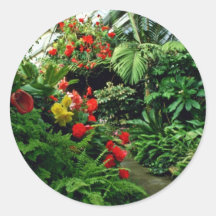 Wellington Botanical Gardens Round Sticker