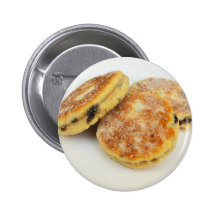 welsh cakes pinback button