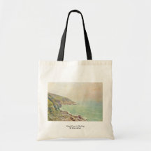 Welsh Coast In The Fog By Sisley Alfred Tote Bag