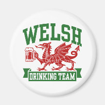 Welsh Drinking Team Magnet