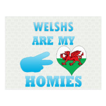 Welshs are my Homies Postcards