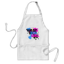 West End Girl Womens 80s Apron