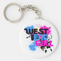 West End Girl Womens 80s Key Chains