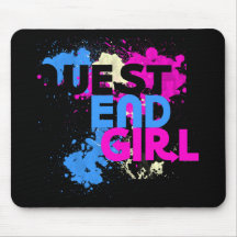 West End Girl Womens 80s Mouse Mats