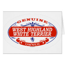 WEST HIGHLAND WHITE TERRIER_ GREETING CARDS