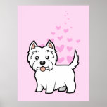 West Highland White Terrier Love Posters