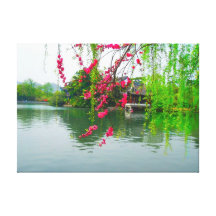 West Lake in Hangzhou, China Stretched Canvas Prin Stretched Canvas Print