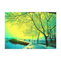 West Lake in Hangzhou, China Stretched Canvas Prin Gallery Wrapped Canvas