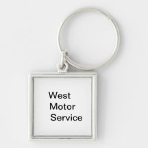 West  Motor     Service Keychains