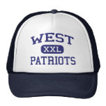 West Patriots Middle Binghamton New York Mesh Hat
