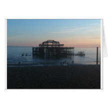 West Pier Brighton Greeting Cards