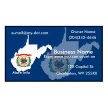 West Virginia Business Card