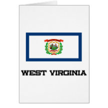 West Virginia Flag Greeting Cards