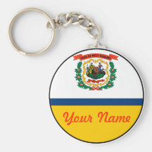 West Virginia-  FLAG Key Chains