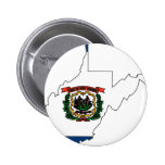 West Virginia Flag Map Pins