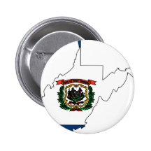 West Virginia Flag Map Pins