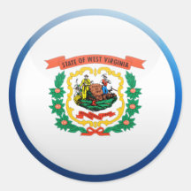 West Virginia Flag Sticker