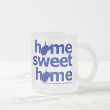 West Virginia Home Sweet Home Coffee Mugs