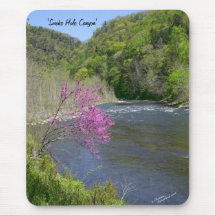 West Virginia mountains creek Mousepad