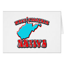 West Virginia Native Greeting Card