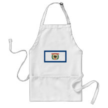 West Virginia State Flag Aprons