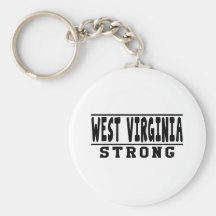 West Virginia Strong Designs Key Chain