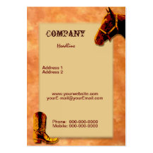 Western Business Card