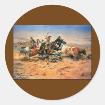 Western Nostalgia Stickers