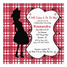 Western Pregnant Mama to Be Baby Shower Invitation