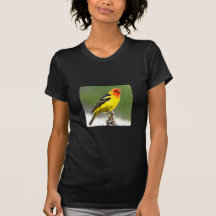 Western Tanager Art Logo T Shirts