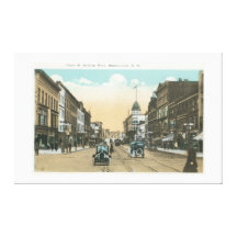 Western View of Court Street Canvas Print