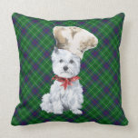 Westie on Tartan PILLOW