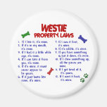 WESTIE Property Laws 2 Magnets