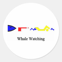 Whale Watching Sticker