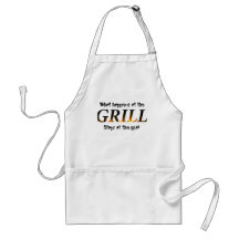 What happens at the GRILL... Apron