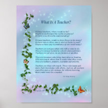 What Is A Teacher? Posters