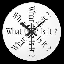 What time is it ? wall clocks