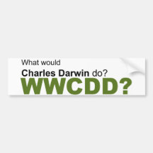 What would Charles Darwin do? Bumper Sticker