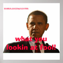 What you lookin at fool! POSTER