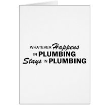 Whatever Happens - Plumbing Greeting Cards