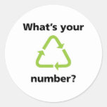 What's Your Number? Stickers