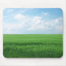 Wheat Blue Sky Mouse Mats