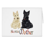 Wheaten & Black Scotties Mother's Day Greeting Card