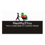 wheelbarrow woman chef giant vegetables busines... business card templates