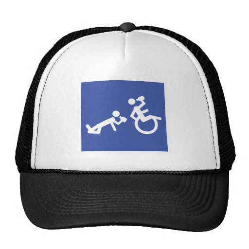 wheelchair boozer mesh hats